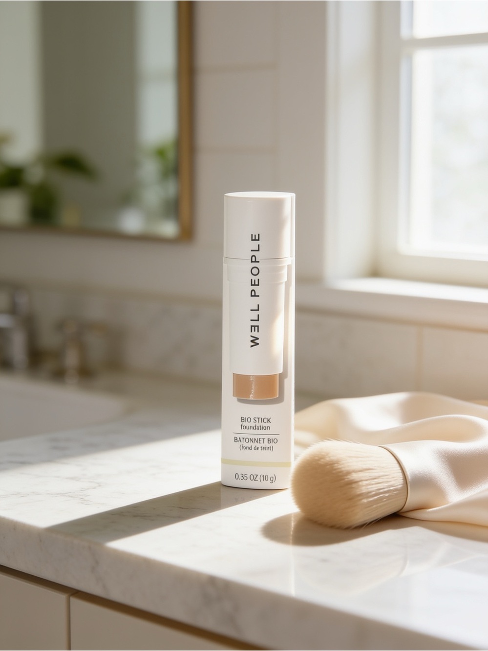 W3ll People Bio Stick Foundation — Cream/Tan Shade